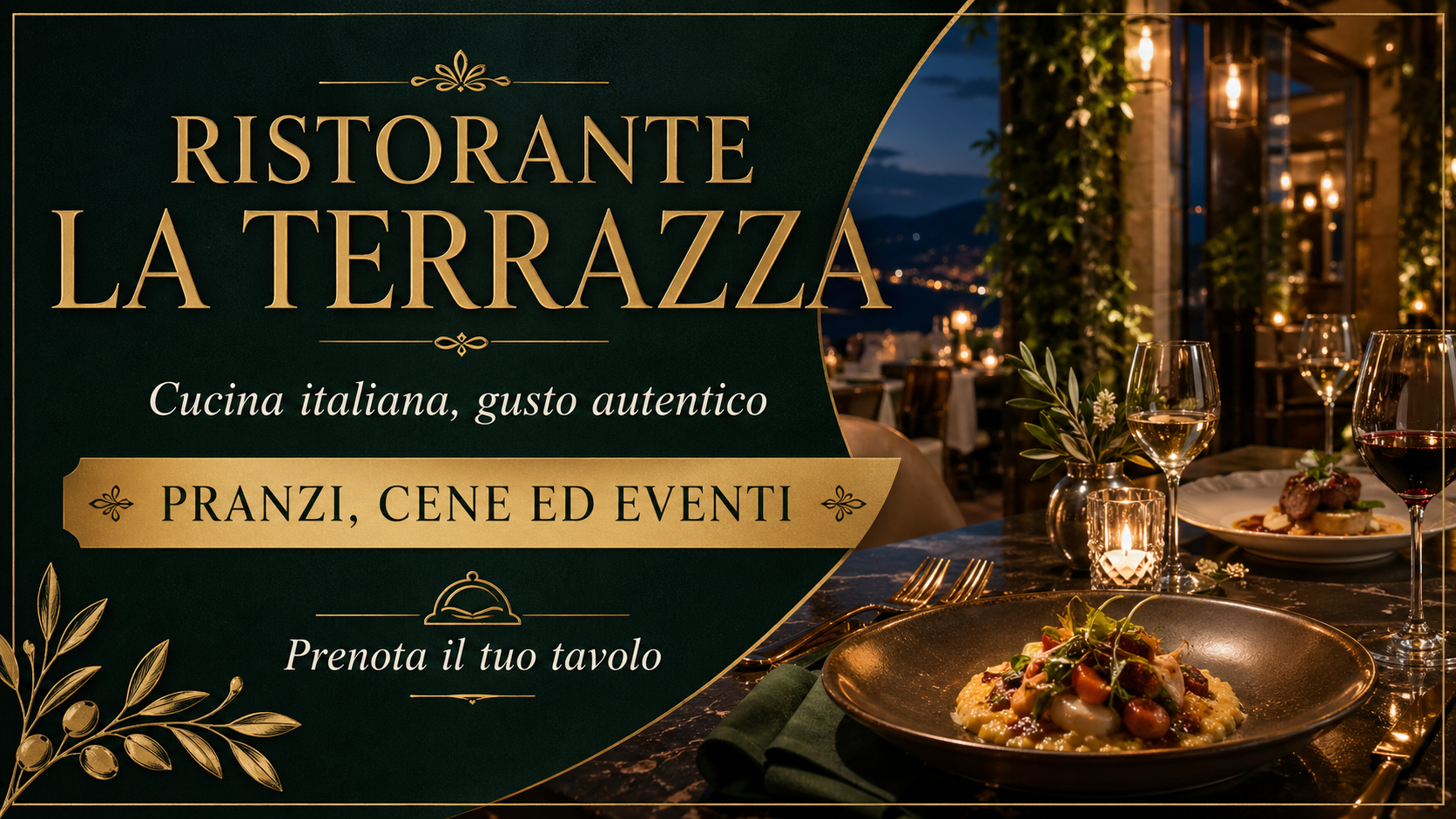Una serata esclusiva...